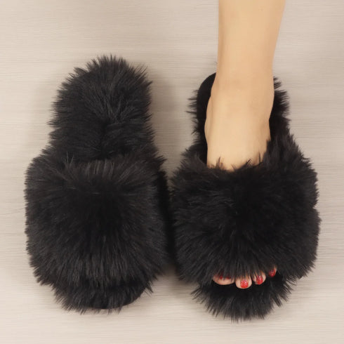 Women's Plush Anti-Slip Indoor Slippers