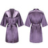 Women's Satin Short Robes for Bridesmaids and Parties