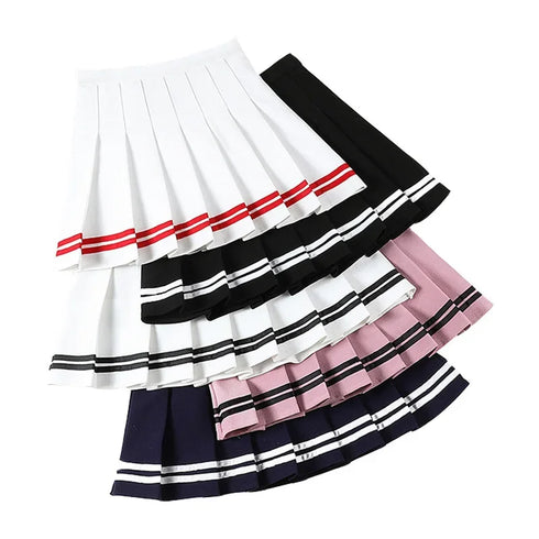 Korean Style Pleated Mini Skirt