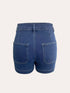 High Waist Denim Shorts for Women
