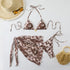 Floral Print Micro Bikini Set for Women