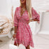 Women’s Bohemian Nipped Waist Summer Dress