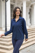 Elegant Long Sleeve Turn Down Collar Blouse