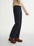 DUSHU Plus Size Women's Double-Layered Fleece Lined Jeans