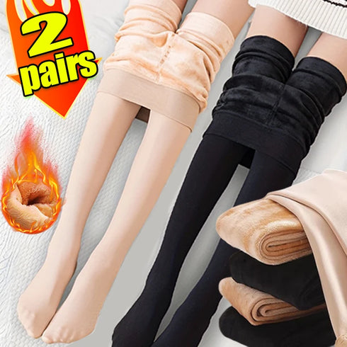 Thick Velvet Thermal Leggings for Women