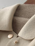 Classic Solid Woolen Coat for Women