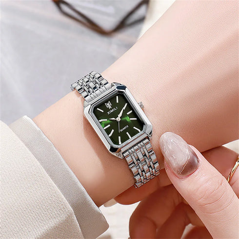 Light Luxury UTHAI New Women Watch Stainless Steel Quartz Fashion