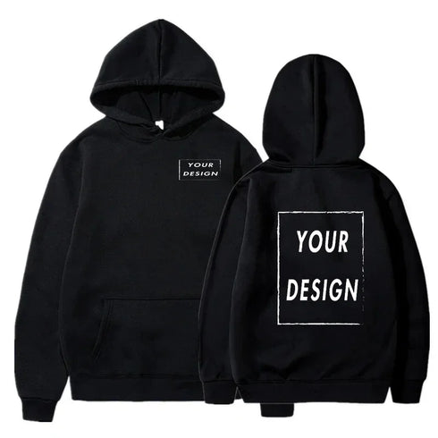 Unisex Hooded Pullover - Casual Loose Fit
