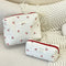 Quilted Cotton Travel Storage Bag - Retro Cherry Design