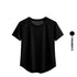 DRUR Women Sports T-shirt Short Sleeve Quick Dry Loose Compression Shirt Female Summer Fitness Sweatshirt Running Gym Tops New