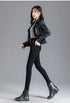 Women's Fleece-Lined High-Waisted Slim Fit Jeans