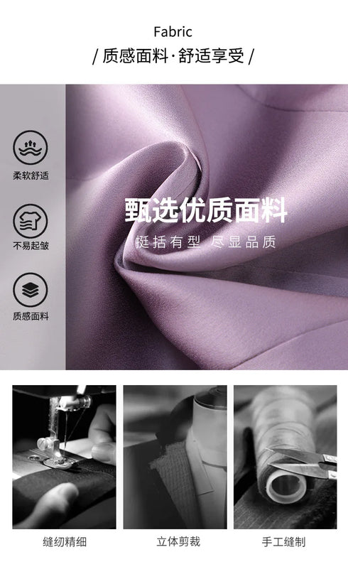 Red Slim Fit Blazer for Women