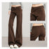 Women's High Waist Wide Leg Denim Trousers