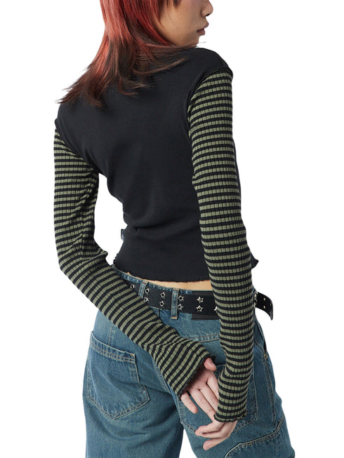 Women's Star Print Long Sleeve Casual T-Shirt