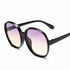 Round Frame Oversized Sunglasses for Women