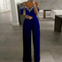 Summer Women's Loose Wide Leg Sequin Jumpsuit