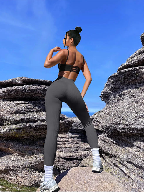 High Waist Seamless Fitness Leggings for Women