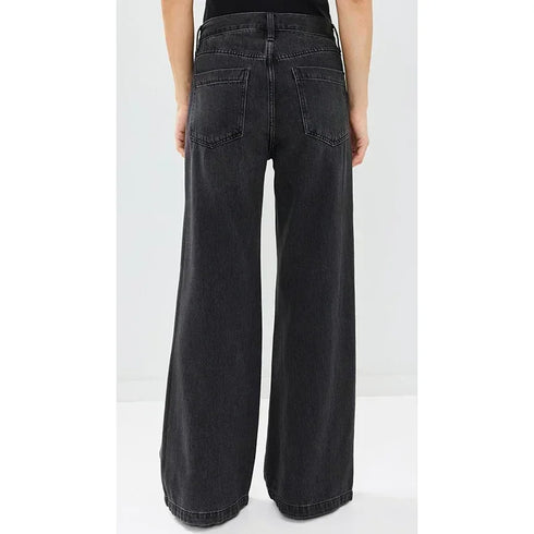 High Waist Straight Leg Jeans for Women