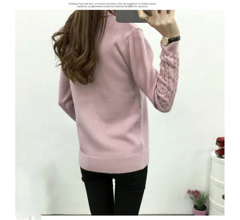 Women's Turtleneck Knitted Sweater