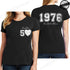 Women's Vintage 1976 O Neck Short Sleeve T-Shirt