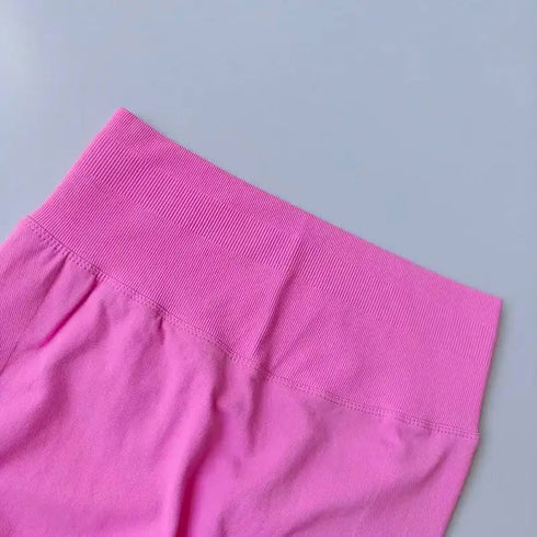 High Waisted Hip Lifting Peach Pants for Women