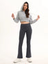 Women's High Waisted Flared Yoga Pants with Pockets