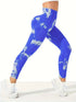 Women's High Waist Seamless Tie-Dye Yoga Leggings