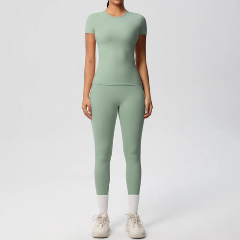 Women's 2-Piece Patchwork Yoga Set