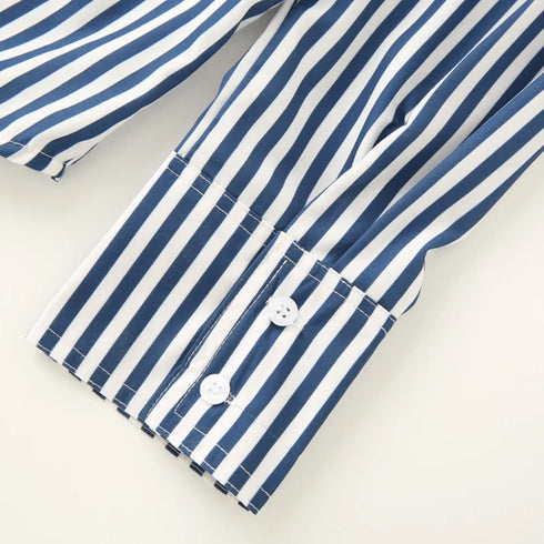 Elegant Oversized Button-Up Blouse for Women