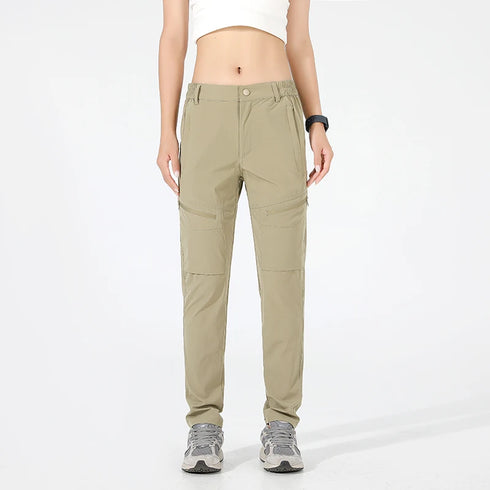 EUMERGX Women's Quick-Dry Cargo Hiking Pants