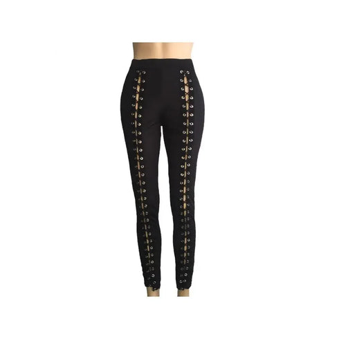 Women’s Black Strapping Leggings