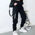 Women's Black Cargo Pants with Pockets