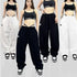 High Waist Drawstring Sports Pants for Women