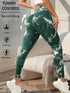 Women's High Waist Seamless Tie-Dye Yoga Leggings