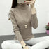 Women's Turtleneck Knitted Sweater