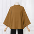 VONDA Women Fashion Blouse 2024 Elegant Autumn Tunic Tops Casual Stand Collar 3/4 Flare Sleeve Office Shirts Oversized Blusas