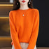 Women's O-Neck Casual Knit Pullover Sweater