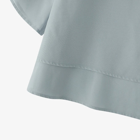 ZANZEA Women's Chiffon Blouse with Ruffled Detail