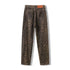 High Waisted Leopard Print Jeans for Women