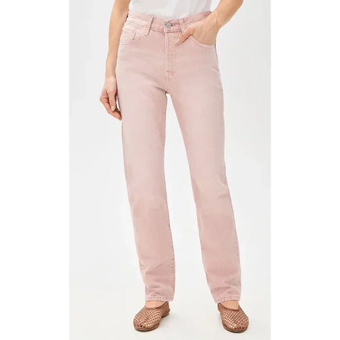 High Waist Straight Leg Jeans for Women