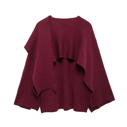 MUJER 2025 Asymmetrical Cropped Women's Coat