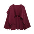 MUJER 2025 Asymmetrical Cropped Women's Coat