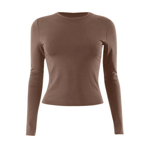 Slim Fit Long Sleeve T-Shirt for Women