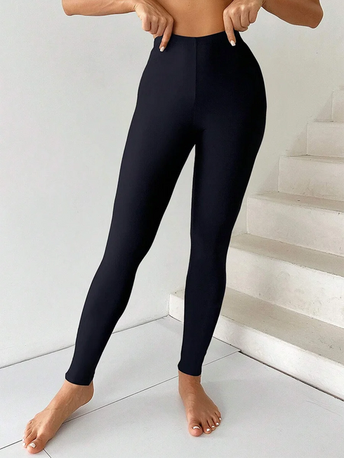 High Waisted Quick Drying Swim Leggings for Women