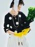 Imakokoni Polka Dot Long Sleeve Casual T-Shirt