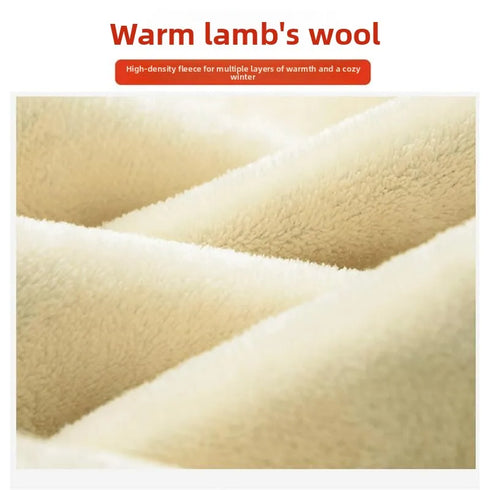 High Waist Fleece Lined Straight Jeans for Women