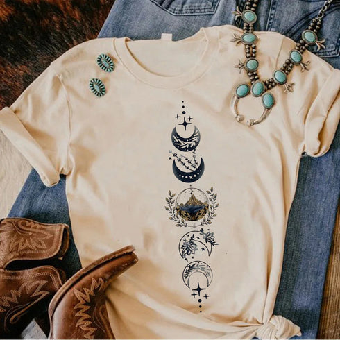 Anime-Inspired Women’s Y2K Graphic Tee - Acotar Design