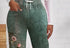 Plus Size Geometric Print Ankle-Length Pants