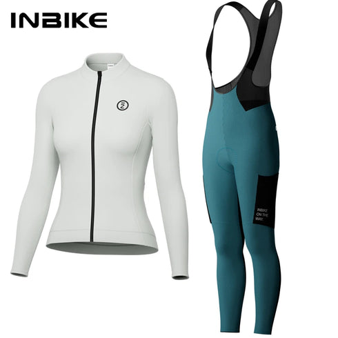 INBIKE Women's Warm Thermal Cycling Bib Set