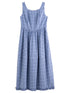 Women's A-Line Summer Dress with Retro Straps